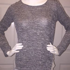 Forever 21 gray sweater blouse